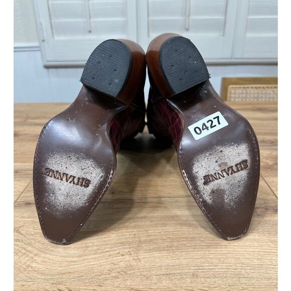 Shyanne Womens Aspen Exotic American Alligator Western Boots Sz 6.5 Lightly Worn - Picture 15 of 16